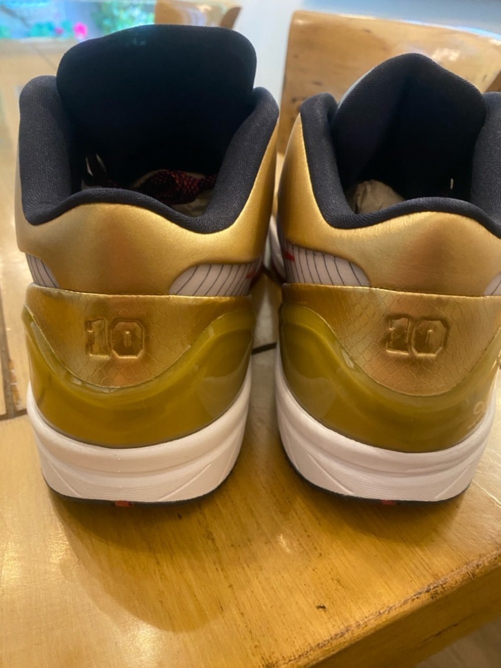 Nike Kobe 4 Protro Gold Metal Athletic Basketball Sneakers New & box size 14 - Picture 6 of 15